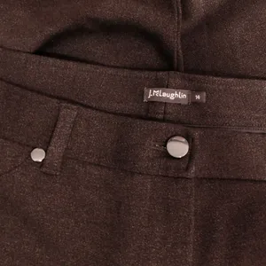 J. MCLAUGHLIN Brown Becca Tapered Trousers Pants Stretch Pockets Legging Size 14 thumbnail 10