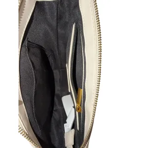 Zara Cream Asymmetric Crossbody Bag Sculptural Minimalist Half Moon Purse EUC thumbnail 5