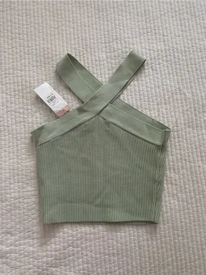 New with tags sage mint green Sunday Skin tank top thumbnail 7