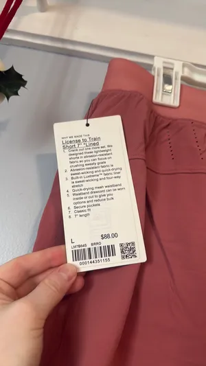 Lululemon men’s LTT short 7” lined thumbnail 3