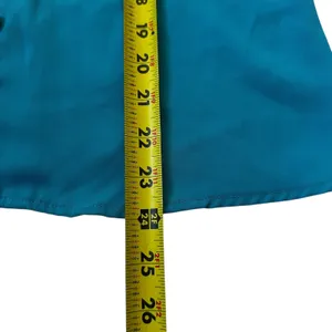 New York & Company Blue High Neck Long Sleeves Blouse Women's Top Size XS 70-32 thumbnail 5