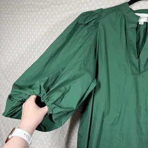 Tuckernuck Pomander Place Green Astrid‎ Puff Sleeve Dress thumbnail 4
