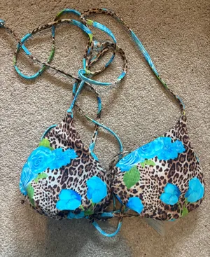 White Fox Bikini Bathing Suit Top thumbnail 1