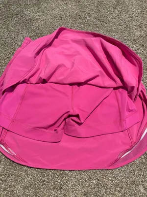 Lululemon Pink Hotty Hot Skirt Bright Pink Athletic Skort thumbnail 6