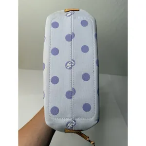 Dooney & Bourke Purple Small Tulip Tassel Polka‎ Dot Purse Handbag Chic Cute Y2K thumbnail 10