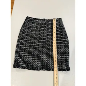 Ann Taylor Tweed Pencil Skirt Womens 2 Workwear Academia Collegiate Quiet Luxury thumbnail 4