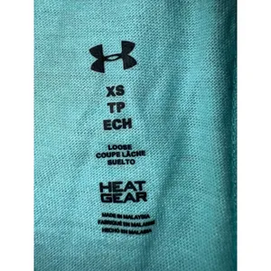 Under Armour Project Rock "Rent's Due" tank top light blue aqua XS women’s nwot thumbnail 5