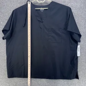 Butter-Soft Originals Womens Black Scrub Size 4x Top V-Neck Pocket BSN1171 Nurse thumbnail 14