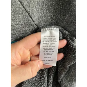 Toms shoes crew sweatshirt gray size large thumbnail 3