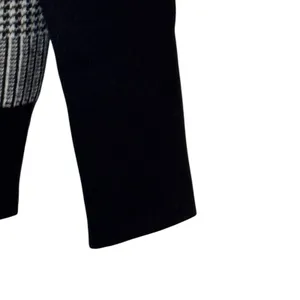 Pendleton Women's Sweater 100% Merino Wool Full Zip Houndstooth Cardigan‎ Medium thumbnail 4