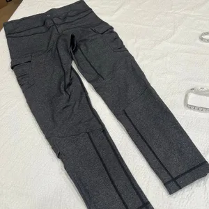 Lululemon Scenic Route 7/8 Tight leggings in gray size 8 women thumbnail 10