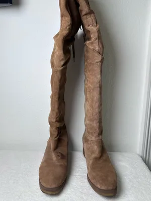 See by Chloé Jona Slouchy Cognac Suede Over-the-Knee Slouch Boots Size 39 or 8 thumbnail 3