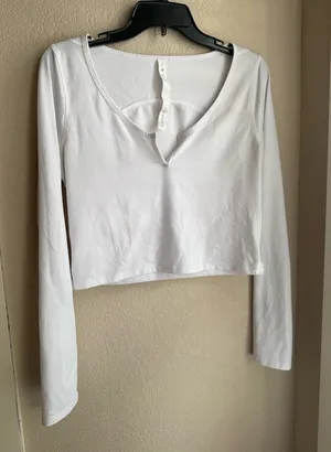 White Lululemon Long Sleeve thumbnail 1