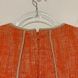 Anne Klein vintage tweed shift dress‎ orange size 2 thumbnail 3