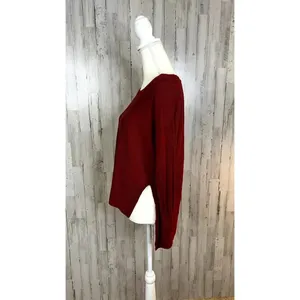 Altard State Women's Size Small Red Long Sleeve Pullover Sweater‎ thumbnail 6