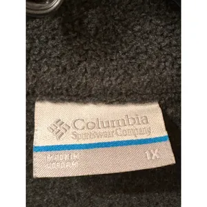 Columbia Womens 1X Benton Springs Full Zip Fleece Jacket Gray Gorpcore Granola thumbnail 4