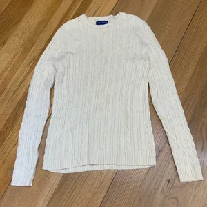 Karen Scott Womens Cream Cable Knit Long Sleeve Crew Neck Sweater Size Medium‎ thumbnail 1