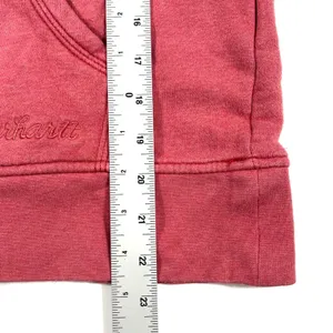 Carhartt Clarksburg 1/4 Zip Hoodie Sweatshirt Medium Red Cozy Casual‎ Workwear thumbnail 10