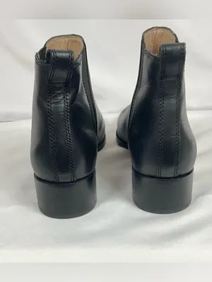 Madewell The Carina Boot True Black Leather Chelsea Ankle Booties Sz 10 thumbnail 6