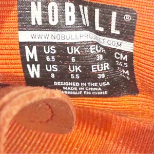 Nobull Unisex Adults Burnt Sneakers Burnt Orange Cross Training Size M6.5‎ W8 thumbnail 7