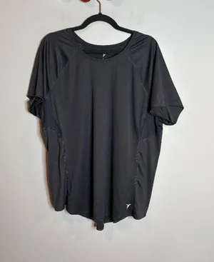 🔆 Old Navy charcoal grey athletic top thumbnail 1