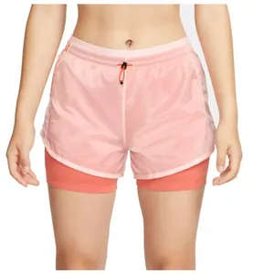 Nike Pink Orange Icon Clash Tempo‎ Luxe Mid-Rise Running Shorts Womens Size XS thumbnail 3