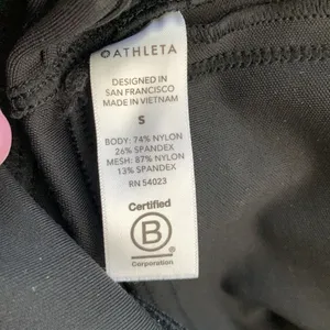 Athleta Delancey Moto Black Tight Legging Pant W-800 Sz S thumbnail 14
