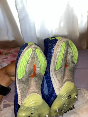 Nike Victory Track Spikes Royal Blue Flyknit Running Racing Shoes thumbnail 4