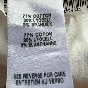 7‎ For All Mankind Cropped Wide Leg White Jeans Size 32 New thumbnail 7