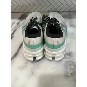 On Cloudstratus Women’s Running Shoes Size 9.5 White Blue Teal Lightweight thumbnail 4