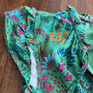 Sugar Lips XS Green Ruffled Dress thumbnail 3