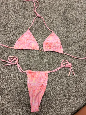 Shein Pink Bikini Set  thumbnail 1
