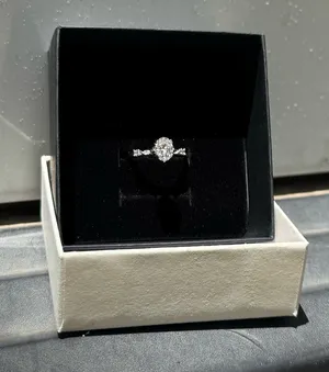 Ring Sterling Silver Moissanite thumbnail 6