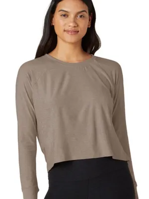 Beyond Yoga Tan Long Sleeve Top thumbnail 1