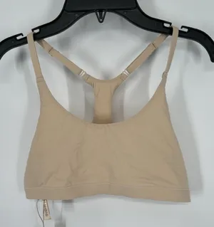 Skims Fits Everybody Racerback Bralette Sand Tan Beige Kim Kardashian Medium thumbnail 1