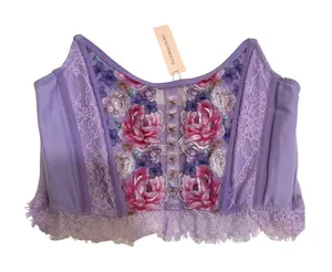 Victoria’s Secret Medium Dream Angels embroidered corset top BC 3187 thumbnail 1