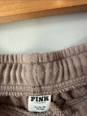 Pink Vs Ivy Fleece Sweatpants Xl thumbnail 5