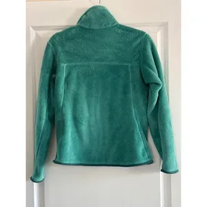 Patagonia Women's Synchilla Snap-T‎ Fleece Pullover Teal Small thumbnail 3