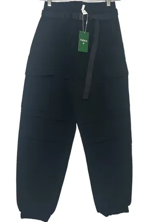 Halara Black High Waisted Belted Cargo Jogger Pants XS Utility casual outdoor thumbnail 1
