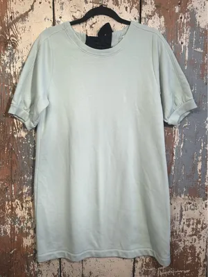 Free Assembly green short sleeve French Terry Dress bow detail size Medium thumbnail 1