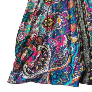 Johnny Was Multicolor Paisley Maxi Dress thumbnail 8
