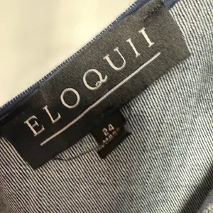 Eloquii One Shoulder Ruffle‎ Denim Jumpsuit in Blue Size 24 thumbnail 6