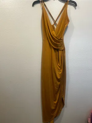 Baltic Born High-Low Draped Midi Dress thumbnail 2