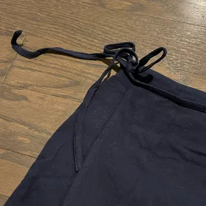 NWT Cider Navy “Wrap” Mini Skirt thumbnail 2