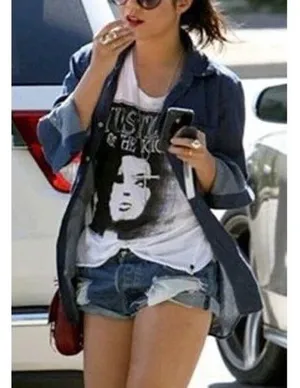 One by One Teaspoon Trash W*ores Black Shorts Sz. 26 thumbnail 2