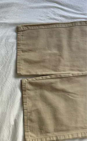 ZARA Cargo Pants Cream thumbnail 5
