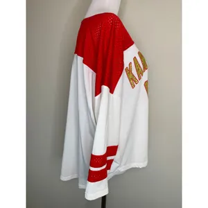 National Football League Kansas City Chiefs Red Gold Glitter Jersey Top Size Medium thumbnail 4