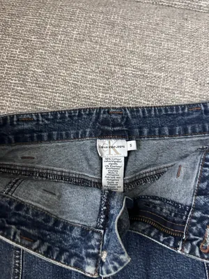 Vintage denim mini skirt thumbnail 6