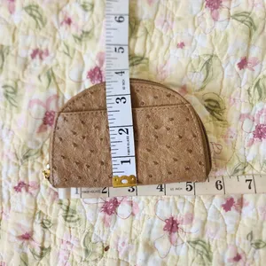 Brown Textured Coin Purse #021 Tan thumbnail 10