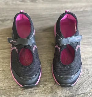 Vionic Women's Black & Pink Mary‎ Jane Walking Shoes Comfort Orthopedic thumbnail 1